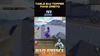 1V3 CLUTCH/ TABLE TOPPER SQUAD/ #pubgmobile #bgmi #livestreaming #publicreaction