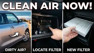 Как заменить фильтр салона автомобиля Suzuki Swift