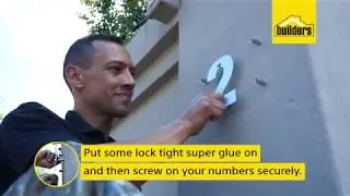 How to Install a 3D House Number
