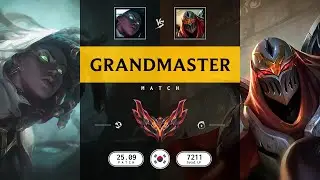 Grandmaster Match: Super Senna vs Super Zed - KR server Patch 25.09