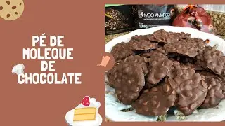 Pé de moleque de chocolate fácil