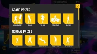 Free fire new emote party in free fire || gd rasel gaming || Like total gaming