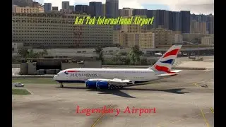 Airbus A380 hard landing at Legendary Airport
