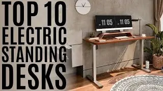 Top 10: Best Electric Standing Desks of 2022 / Height Adjustable Desk, Office Desk, Stand Up Desk