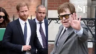 Prince Harry, Elton John at court in privacy case