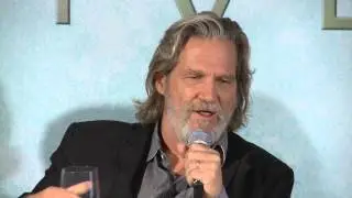 The Giver: Press Conference 6 - Jeff Bridges, Odeya Rush, Brenton Thwaites | ScreenSlam