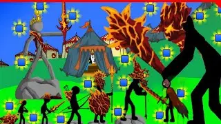 MEGA LAVA GIANT, SWORD ARMY MAX LEVEL UPGRADE x9999| STICK WAR LEGACY 