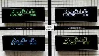 LCD and OLED displays for UTCOMP
