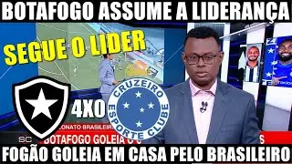 🖤🤍BOTAFOGO 4 X 0 CRUZEIRO ⚽🔥 FOG&Atilde;O GOLEIA, D&Aacute; SHOW E ASSUME A LIDERAN&Ccedil;A DO BRASILEIR&Atilde;O 2026 🏆💥
