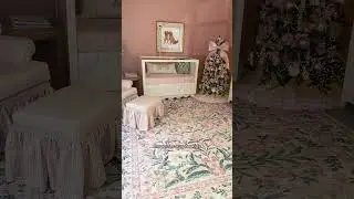Sylvie Washable Boho Modern Parisian Garden Floral Pink Rug #rugs #homedecor #washablerug #lahomerug
