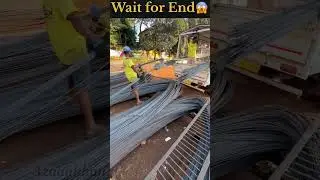 TMT steel bar loading in bolero pickup | TATA steel | bolero pickup 2.0 #tmtbars #puresteel #shorts