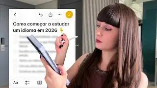 Como COMEÇAR a estudar um idioma em 2026 (organize-se do jeito certo, passo a passo)