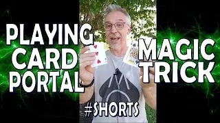 Inverting Card Warp Magic Trick 😲 #shorts
