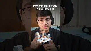 *must have* Documents for NEET 2024 🧐#shorts #neet #neet2024 #tips