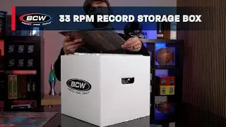 33 RPM Record Storage Box
