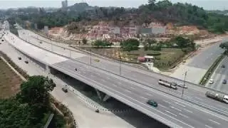 Fly Over Laluan Madani Simpang Jam Kota Batam