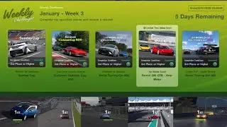 Weekly Challenges January Week 3 #thrustmaster #t300rs #t300rsgt #granturismo7 #gt7dailies #gt7