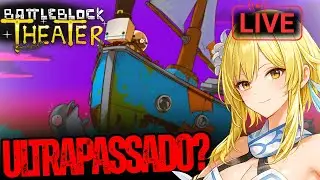 Tentamos cooperar mas... Esse jogo &eacute; PURO CAOS 😂 BattleBlock Theater Coop Online - BBT Live 5