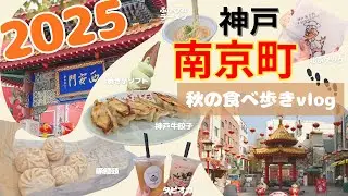 【食べ歩きvlog】神戸・南京町で食べ歩きしてきた日｜中華街のにぎわいとおいしいもの｜デートにもおすすめ #dayoff #walkingtour #streetfood #japan