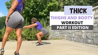 GET THICK WORKOUT at home (part II) | Get Thicker Thighs Workout | thighs and booty workout