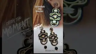 Soutache orecchini Grecia Antica TUTORIAL SUL MIO CANALE #brigabijoux #soutachejewerly #howtomake