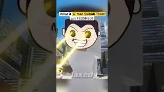 What if G-Man got FLUSHED? 🚽 #skibiditoilet
