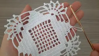 Fabulous Crochet Pattern! 😍 Easy & Elegant Filet Etol Shawl Cover &ndash; Step-by-Step Tutorial