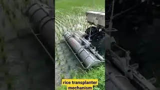 rice transplanter mechanism | mini tractor |
