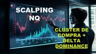 ENTRADA EN LARGO, DELTA CLUSTER + AGRESIVE + DOMINANCE EN LA ZONA #trading #orderflowtrading #viral
