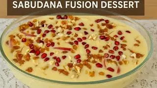 Pearls of Paradise ✨ A Royal Sabudana Fusion Dessert | Caramel Fruit Magic