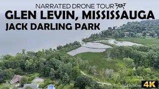 🌳 Discover Jack Darling Park from Above! | Stunning 4K Drone Footage in Glen Levin, Mississauga 📹