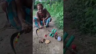 Farmer's Rat hunting Trap 18 #survival #rathunt #rattrap #farming