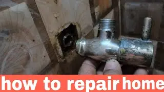 Broken tap angle cock repair
