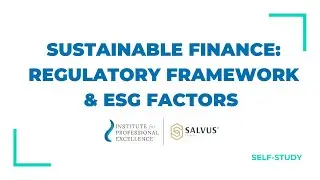 Sustainable Finance: Regulatory Framework & ESG Factors in 2024