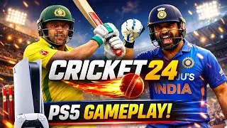 Cricket 24 PS5 India vs NewZealand - Law scoring match