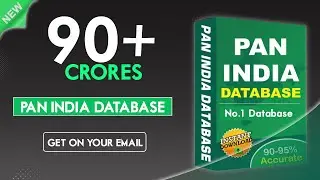 Pan india database download category wise database download latest database category wise