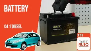 How to replace the battery Citro&euml;n C4 mk1 2.0 HDI 🔋
