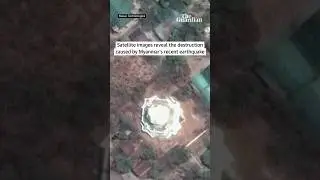 Myanmar earthquake: before and after satellite images