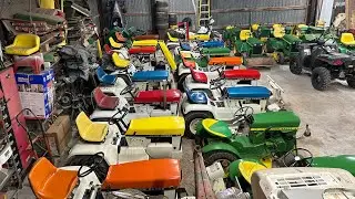 2025 John Deere tractor collection. Custom color (patio) 110 140 round fenders etc. #johndeere