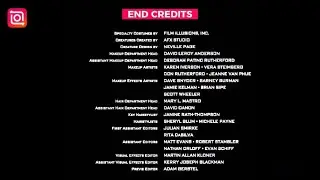 How to make film end credits on inshot