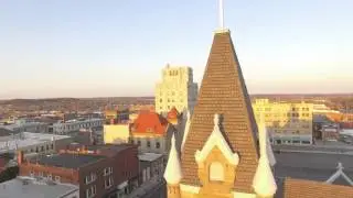 By Drone Mansfield , Ohio then and Now