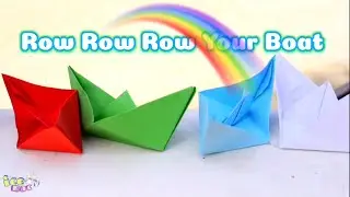 Row row row Your Boat / Paper Boat Origami / icemac tv
