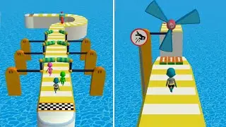 fun race 3d मजेदार game level clear gameplay video level_49_50_51...