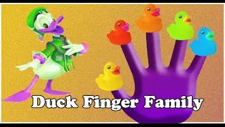 Duck Finger Family Rhymes || Nursery Rhymes For Kids