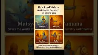 God's Different Forms To Restore Balance 🙏 #motivation #spiritual #india #trending #krishna #Hindu