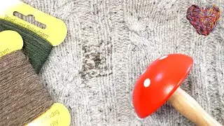Stopfen, Sticken & Reparieren mit der Webtechnik: hauche deiner Wollkleidung neues Leben ein 💗