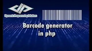 How to create barcode using php