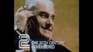 Tuesday 4th August 1981 BBC2 - The 20th Century Remembered - Lord Boothby - Newsnight - Rare