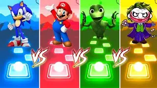 Sonic Vs Mario Vs Alien Dance Vs Joker - Tiles Hop EDM Rush