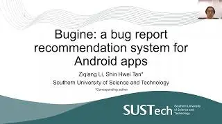 Bugine: a bug report recommendation system for Android apps